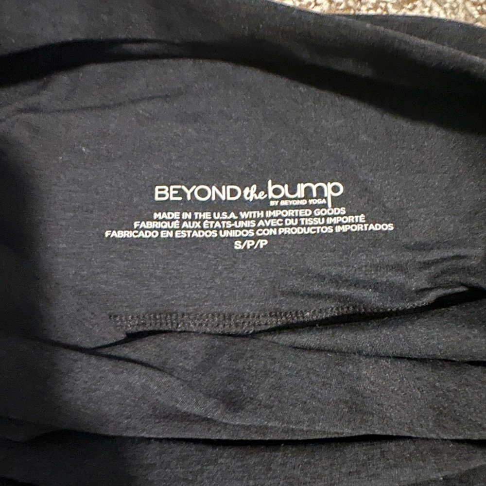 Spacedye Love the Bump Midi Maternity Legging - Darkest Night / S